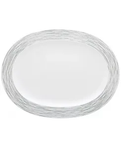 Овальное блюдо-гамак Noritake, green