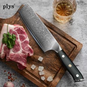 Plys Дамасский кухонный нож VG10