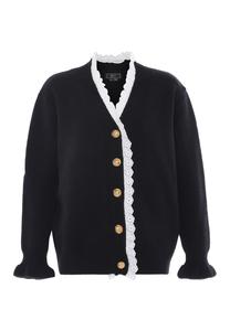 Толстовка faina Strickjacke, черный