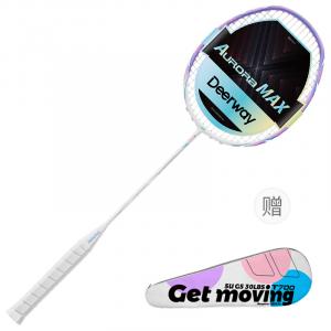 DEERWAY Ракетка для бадминтона Aurora MAX Full Carbon начального уровня Unisex 5UG5 Purple