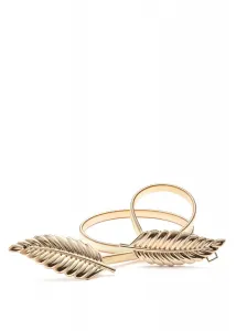 LASCANA поясной ремень, эластичный ремень для украшений с современной пружинной застежкой, цвет Goldfarben