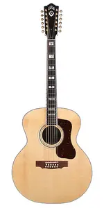 Гитара Guild F-512E - акустическая электрическая 12-струнная - полностью из массива - сделана в США - натуральный цвет - 2025