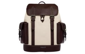 COACH Рюкзак мужской Hudson Canvas с текстурой натуральной гальки