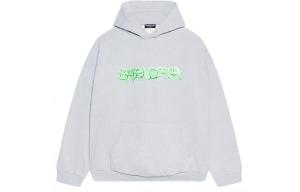 Толстовка со слизью Balenciaga, серый