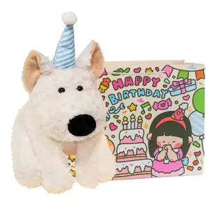 Воспитанные милые плюшевые куклы щенка вест хайленд уайт терьера высота 28см/40см/60см Handsome