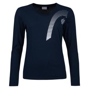 Футболка с длинным рукавом Head Club 21 Linda, синий