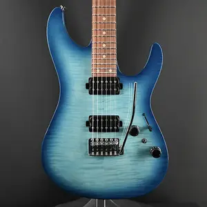 Ibanez AZ24S1F-TXB Прозрачный бирюзовый градиент №188