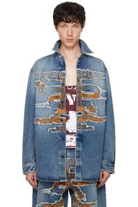 Джинсовая рубашка с лучшей нашивкой Blue Paris Y/Project