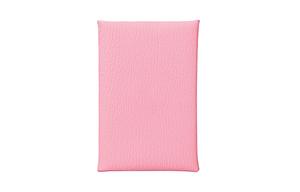 HERMES Кошелёк из кожи калмыцкой козы для женщин розово-кирпичный