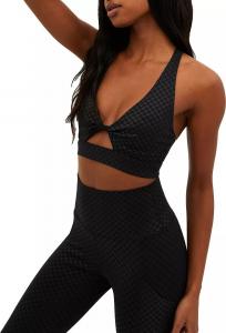 Женский топ Beach Riot с твистом, черный