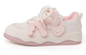 Кроссовки Feiyue Skateboarding Shoes Women's Low-top Beige/Pink, розовый