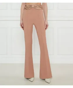 Брюки Flare fit Elisabetta Franchi, бежевый