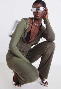 Спортивные брюки FOLD OVER WAISTBAND JOGGER Jaded London, коричневый