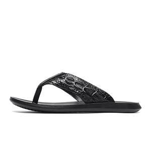 Износостойкие быстросохнущие шлепанцы мужские AD, Black