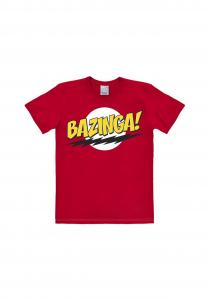 Футболка Easyfit «Теория большого взрыва» — Bazinga! LOGOSHIRT, красный