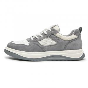 GOG Низкие летние кеды для скейтбординга мужские черно-серые с высотой подошвы 5,5 см, цвет Black Gray Height Increasing 5.5cm-0934079-5XH