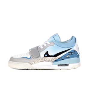 Баскетбольные кроссовки Legacy 312 Vintage Men Low-Top Blue/White/Grey Jordan