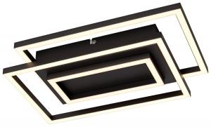 Светодиодный потолочный светильник Novel, 35x24x6 см, черный