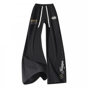 Вязаные спортивные штаны Unisex HUANQIU, черный