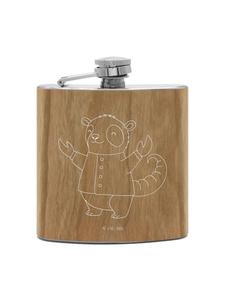 Mr. & Mrs. Panda Фляжка для напитков на открытом воздухе, астрологический знак Скорпион, без слов, коричневого цвета