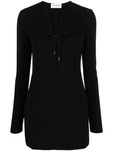 16Arlington платье мини Seeran со шнуровкой, черный