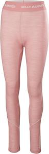 Helly-Hansen LIFA Merino Midweight Pant для женщин - базовый слой с неколючей тканью, 2-слойная конструкция, плоские швы Helly Hansen, 057 Pink Salt