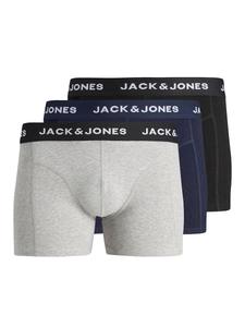 Боксеры JACK & JONES, Dark Blue/Mottled Grey/Black