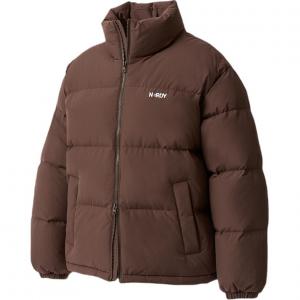 Nerdy Куртка пуховая унисекс коричневая, Brown