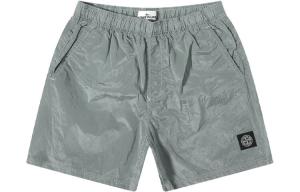 Повседневные шорты мужские серые/синие Stone Island, серый/синий