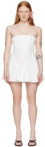 Белое мини-платье Williams Gimaguas