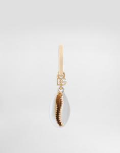 Одна серьга-креоль с ракушкой Dolce & Gabbana, золото