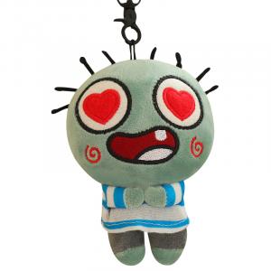 Маленький зомби брелок с голосовым управлением и динамиком, кукла в стиле плюшевых кукол, высота 14см MERCONSER, Heart Eyes