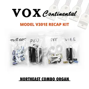 Набор для замены электролитических конденсаторов для органа Vox Continental V301-E (Итальянский)
