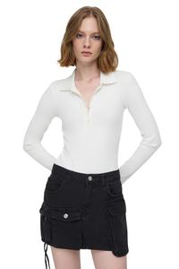 Боди-рубашка No Matter What, белый