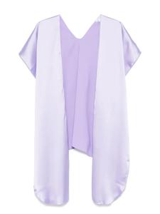 Патрисия Пепе атласный палантин Patrizia Pepe, фиолетовый