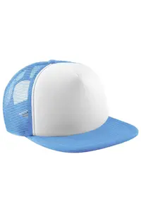 Винтажная сетчатая кепка дальнобойщика Snapback Beechfield, синий