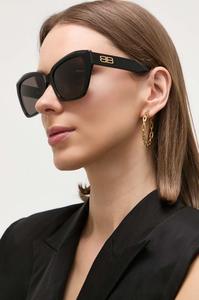 Солнцезащитные очки BB0273SA Balenciaga, черный