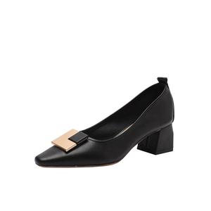 Туфли женские на высоком каблуке Yafei Xuanyu, черный