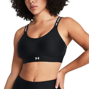 Женский спортивный бюстгальтер Under Armour Infinity 2.0, черный/белый