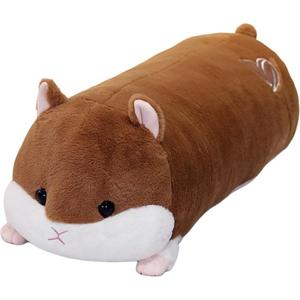 Плюшевая игрушка хомяк в мультяшном стиле, высота 50cm/70cm/90cm/120cm MIANHUIYI, темно-коричневый