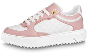 Кроссовки LOUIS VUITTON Time Out Sneakers 'White Mini Monogram Pink' Women's