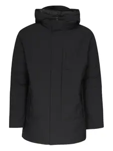 Пальто на молнии с капюшоном Save The Duck, черный