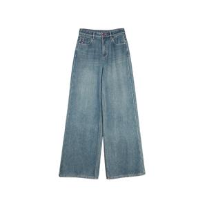 ELLE Джинсы Women's Denim Blue Moderate Wide Leg