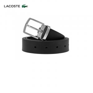 Ремень мужской Lacoste с пряжкой, черный