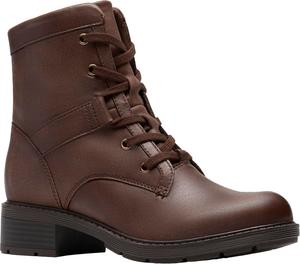 Женские ботинки Clarks Hearth Parker, Brown Leather