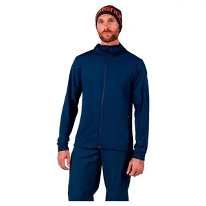 Толстовка Rossignol Mid Layer Stretch full zip, синий