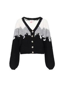 IZIA Женский кардиган черного и серого цвета