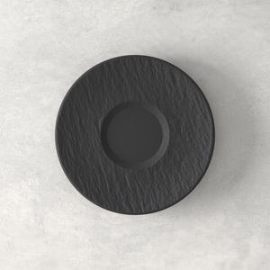 Кофейное блюдце Villeroy & Boch Manufacture Rock 15,5 см, черный