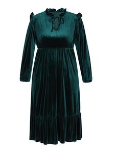 Платье до колена faina, цвет emerald