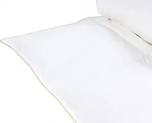 Одеяло BELIANI белое с утиным пухом, среднее по теплоте, 200 x 200 см, 8 TOG, хлопковый чехол, можно стирать, натуральный наполнитель, весна-лето Beliani